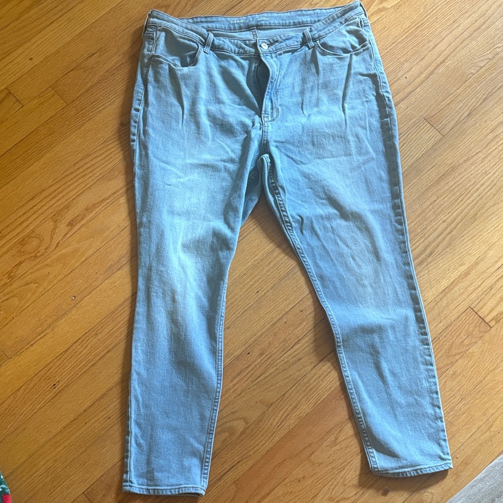 Old Navy Light Blue Wow Super Skinny Jeans